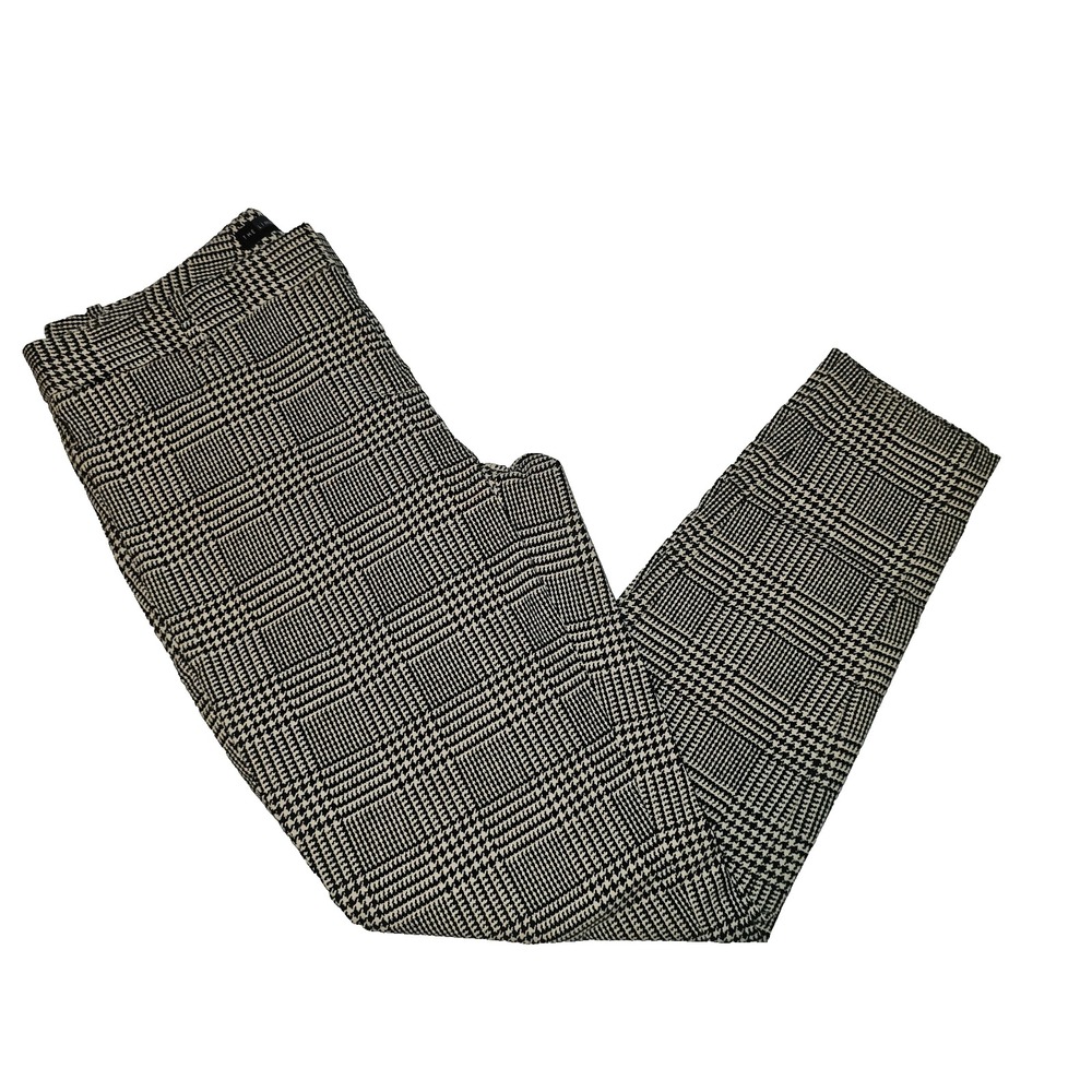The Limited Exact Stretch Dress Pants Sz 8 Black & White Plaid Office‎ Skinny